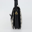 GUCCI GG Supreme Shoulder Bag PVC Navy Gold 14 01 4084 Auth 184523-4