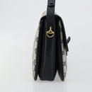 GUCCI GG Supreme Shoulder Bag PVC Navy Gold 14 01 4084 Auth 184523-5
