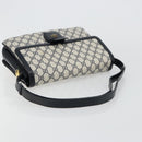 GUCCI GG Supreme Shoulder Bag PVC Navy Gold 14 01 4084 Auth 184523-7