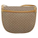 GUCCI Micro GG Supreme Umhängetasche PVC Beige Gold Auth 184524-3