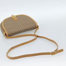 GUCCI Micro GG Supreme Umhängetasche PVC Beige Gold Auth 184524-7