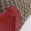 GUCCI GG Canvas Handtasche Beige Gold 002 1121 1669 Auth 184526-13