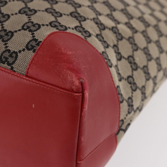 GUCCI GG Canvas Handtasche Beige Gold 002 1121 1669 Auth 184526