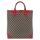 GUCCI GG Canvas Handtasche Beige Gold 002 1121 1669 Auth 184526-3
