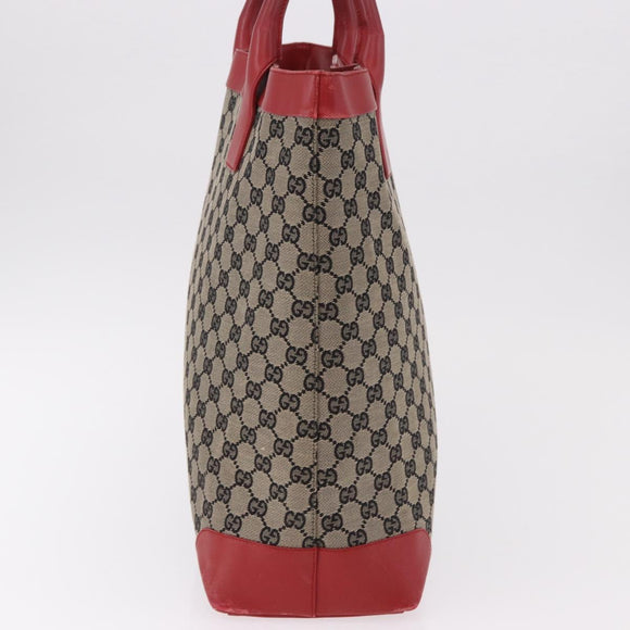 GUCCI GG Canvas Handtasche Beige Gold 002 1121 1669 Auth 184526