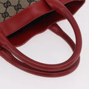 GUCCI GG Canvas Handtasche Beige Gold 002 1121 1669 Auth 184526-7