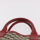GUCCI GG Canvas Handtasche Beige Gold 002 1121 1669 Auth 184526-8