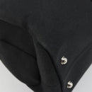 GUCCI Canvas Tote Bag Black Gold 114888 Auth 184529-14