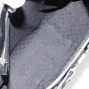 GUCCI Canvas Tote Bag Black Gold 114888 Auth 184529-10