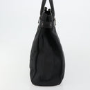 GUCCI Canvas Tote Bag Black Gold 114888 Auth 184529-4