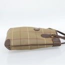 Burberrys Nova Check Tote Bag Canvas Beige Gold Auth 184530-4