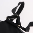 PRADA Backpack Nylon Black Silver Auth 184534A-10