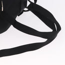 PRADA Backpack Nylon Black Silver Auth 184534A-11