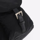 PRADA Backpack Nylon Black Silver Auth 184534A-21