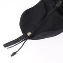 PRADA Backpack Nylon Black Silver Auth 184534A-22