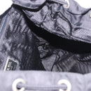 PRADA Backpack Nylon Black Silver Auth 184534A-25