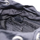 PRADA Backpack Nylon Black Silver Auth 184534A-27