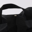 PRADA Backpack Nylon Black Silver Auth 184534A-9