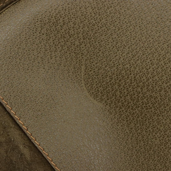 GUCCI Backpack Suede Khaki Gold 003 2058 0016 Auth 184537A