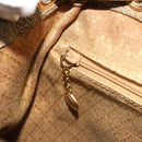 GUCCI Backpack Suede Khaki Gold 003 2058 0016 Auth 184537A-26