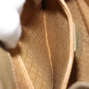 GUCCI Backpack Suede Khaki Gold 003 2058 0016 Auth 184537A-27