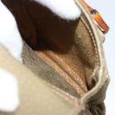 GUCCI Backpack Suede Khaki Gold 003 2058 0016 Auth 184537A-28