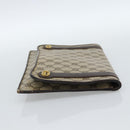GUCCI GG Supreme Clutch Bag PVC Beige Gold Auth 184538-4