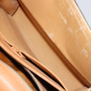 CELINE Macadam Canvas Shoulder Bag PVC Leather Brown Gold Auth 184541-11