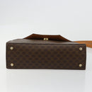 CELINE Macadam Canvas Shoulder Bag PVC Leather Brown Gold Auth 184541-5