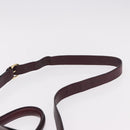 Salvatore Ferragamo Sofia Gancini Hand Bag Leather 2way Purple Gold Auth 184543-11
