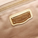 Miu Miu Hand Bag Leather 2way Ivory Gold Auth 184544A-22