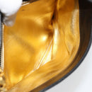 Salvatore Ferragamo Shoulder Bag Leather Black Gold Auth 184545-23