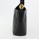 Salvatore Ferragamo Shoulder Bag Leather Black Gold Auth 184545-4
