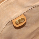 GUCCI Micro GG Supreme Web Sherry Line Shoulder Bag PVC Beige Gold Auth 184546-17