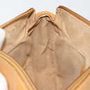 GUCCI Micro GG Supreme Web Sherry Line Shoulder Bag PVC Beige Gold Auth 184546-20