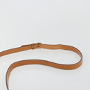 CELINE Macadam Canvas Shoulder Bag PVC Leather Brown Gold Auth 184552A-8