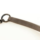 PRADA Chain Shoulder Bag Suede Beige Silver Auth 184553SAV-9