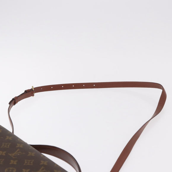 LOUIS VUITTON Monogram Porte Documents Bandouliere Bag M53338 LV Auth 184557