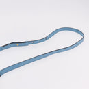 Salvatore Ferragamo Gancini Hand Bag Leather 2way Light Blue Gold Auth 184558-11