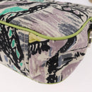 PRADA Shoulder Bag Nylon Green Silver Auth 184559V-18