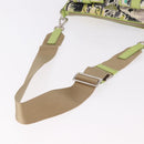 PRADA Shoulder Bag Nylon Green Silver Auth 184559V-7