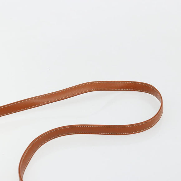 CELINE Shoulder Bag Leather Black Gold Auth 184561A