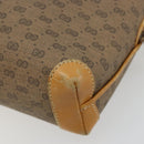 GUCCI Micro GG Supreme Shoulder Bag PVC Beige Gold 007 115 4916 Auth 184563-15