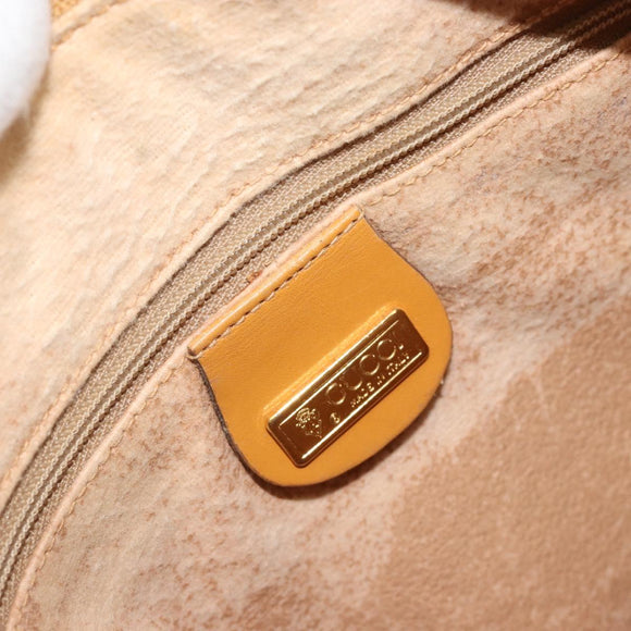 GUCCI Micro GG Supreme Shoulder Bag PVC Beige Gold 007 115 4916 Auth 184563