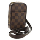 LOUIS VUITTON Damier Ebene Etui Okapi GM Pouch N61737 LV Auth 184569V-1