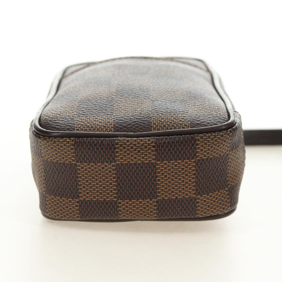 LOUIS VUITTON Damier Ebene Etui Okapi GM Pouch N61737 LV Auth 184569V
