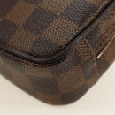 LOUIS VUITTON Damier Ebene Etui Okapi GM Pouch N61737 LV Auth 184569V-18