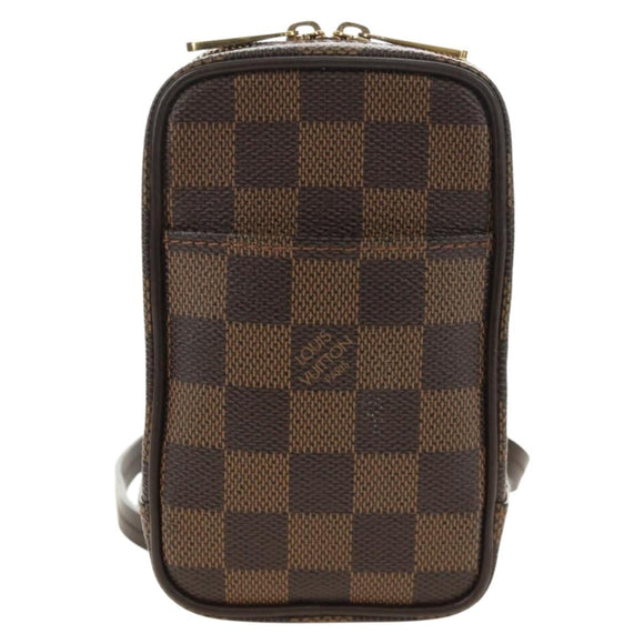 LOUIS VUITTON Damier Ebene Etui Okapi GM Pouch N61737 LV Auth 184569V