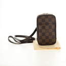 LOUIS VUITTON Damier Ebene Etui Okapi GM Pouch N61737 LV Auth 184569V-12