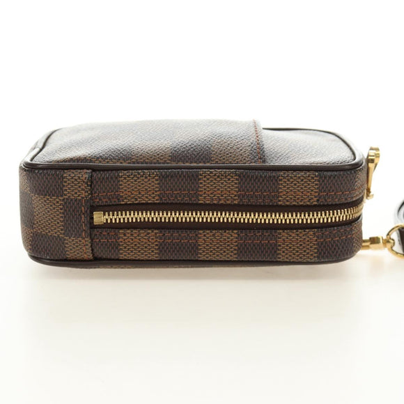 LOUIS VUITTON Damier Ebene Etui Okapi GM Pouch N61737 LV Auth 184569V